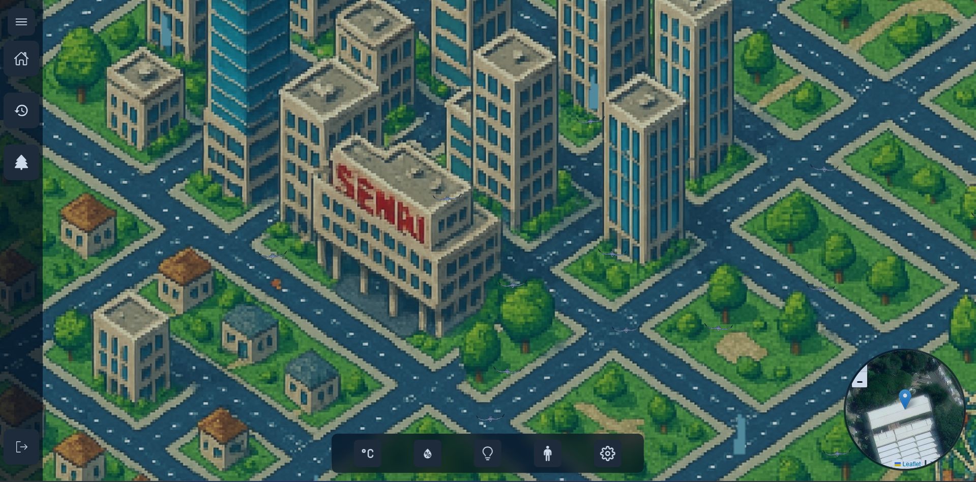 Tela inicial da Smart City